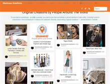 Tablet Screenshot of maximumcreations.com